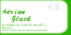 adrian gluck business card